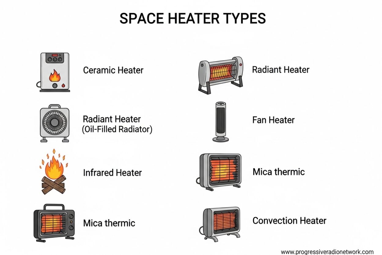 Space Heater Types