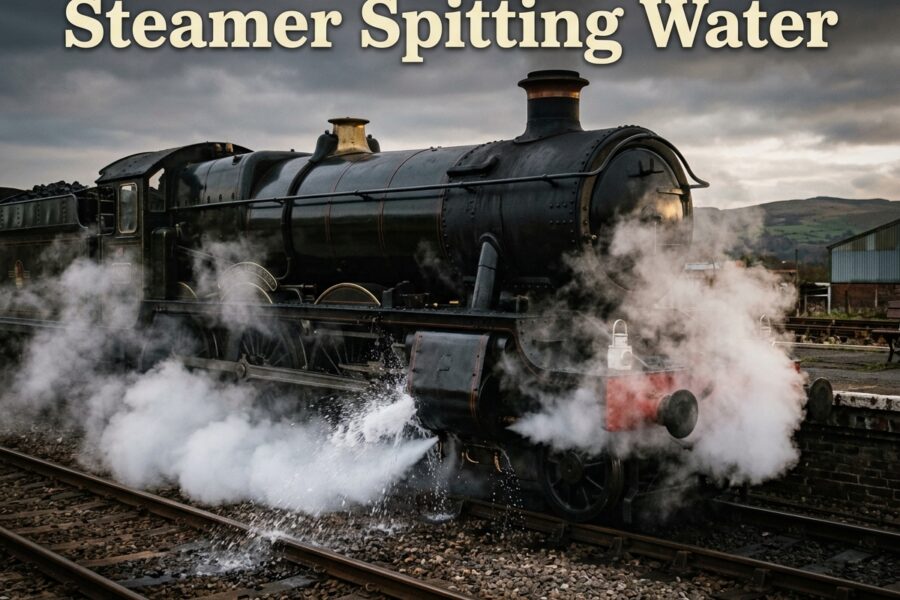 Steamer Spitting Water