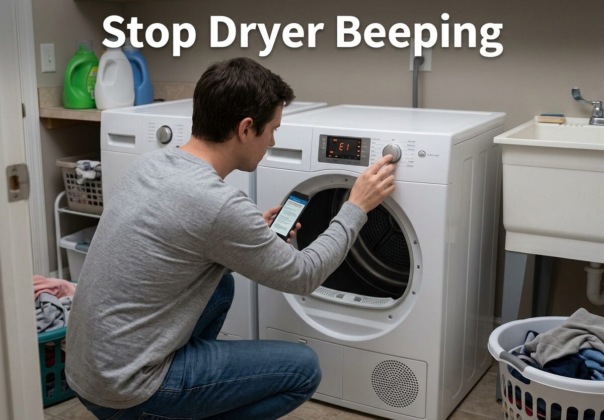 Stop Dryer Beeping