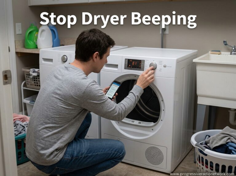 Stop Dryer Beeping