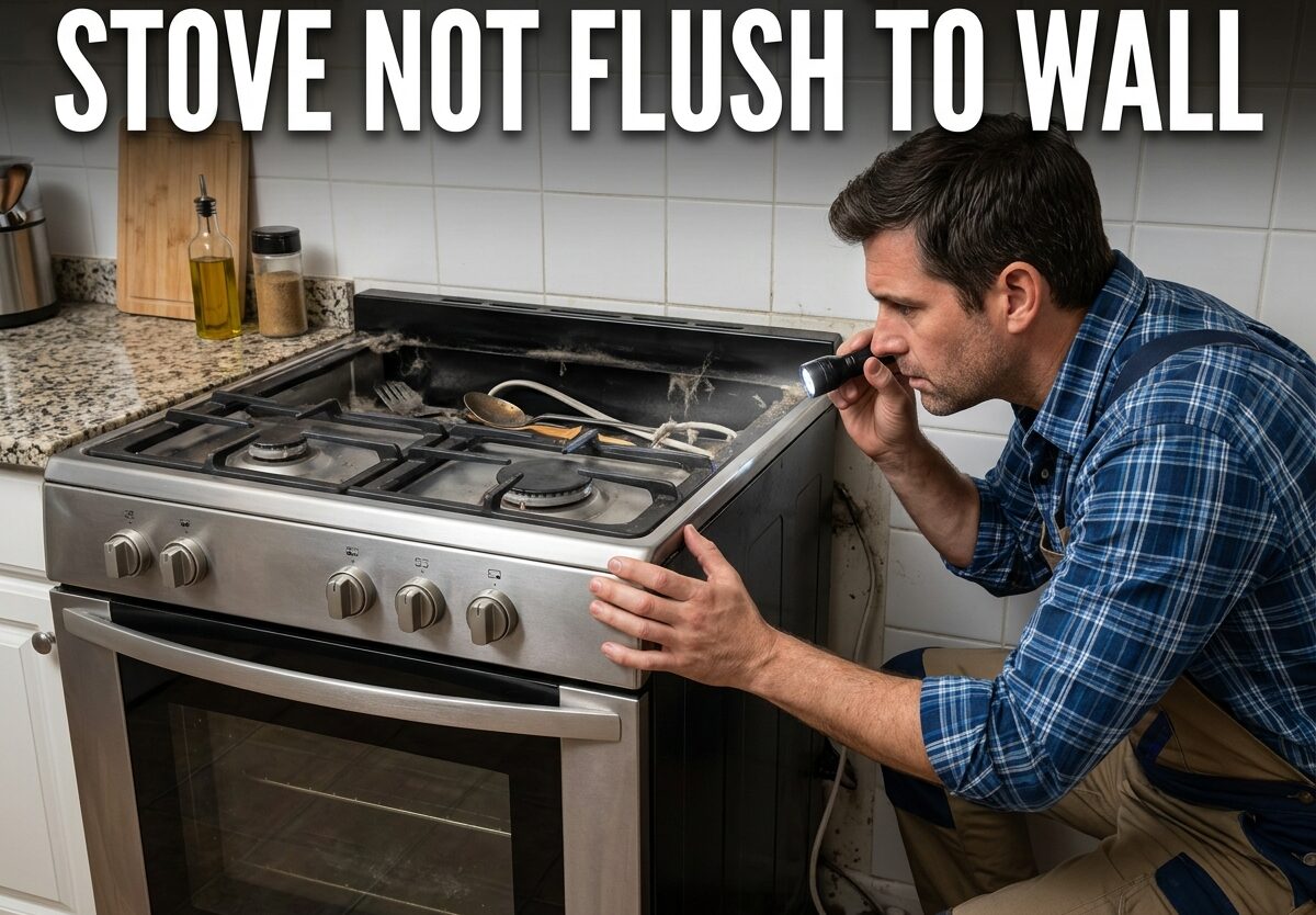 Stove Not Flush To Wall