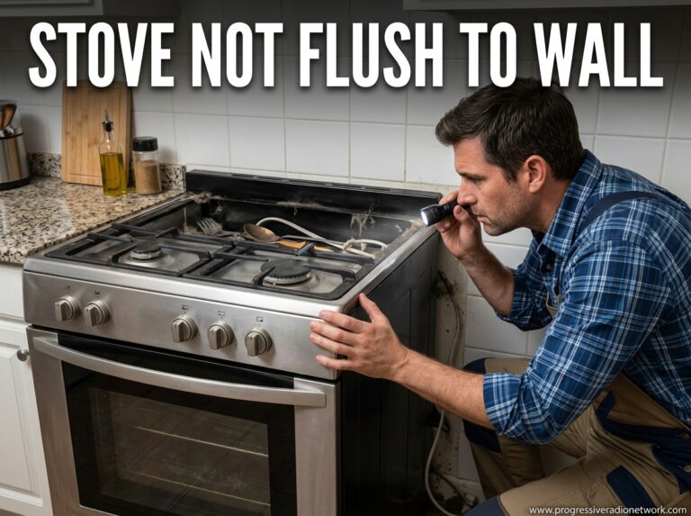 Stove Not Flush To Wall