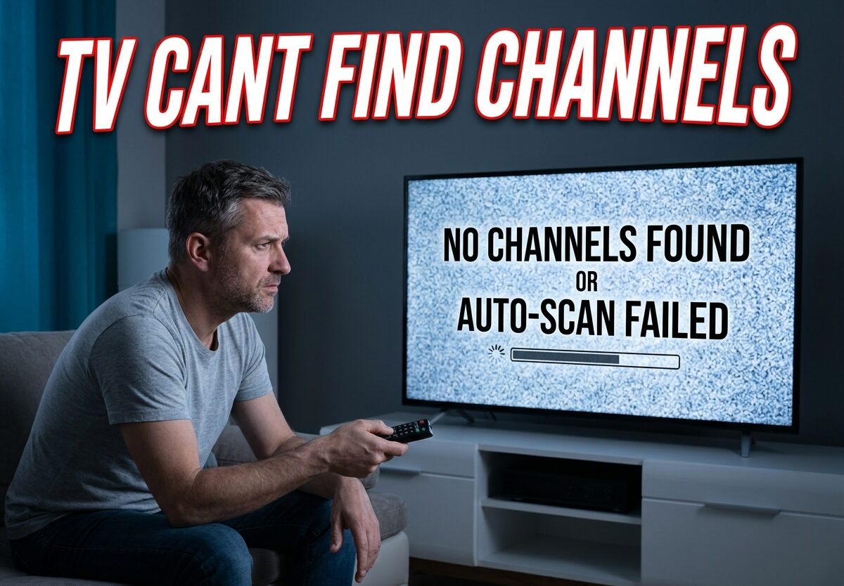 TV Cant Find Channels