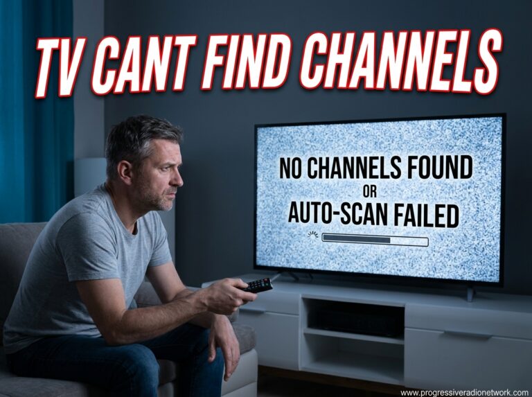 TV Cant Find Channels