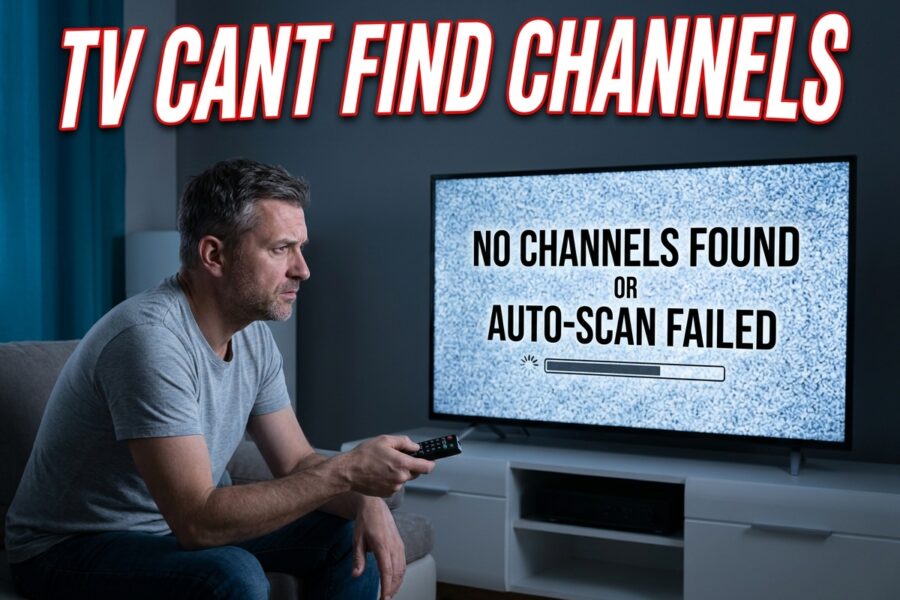TV Cant Find Channels