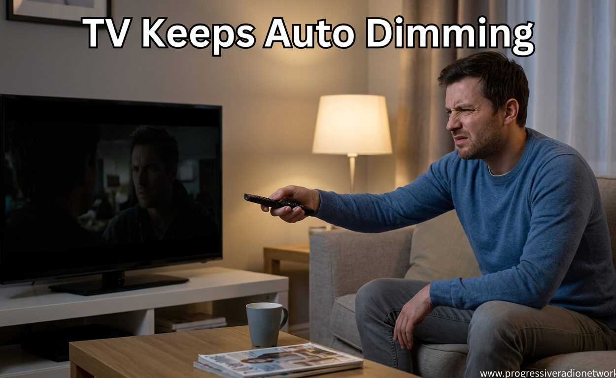 TV Keeps Auto Dimming