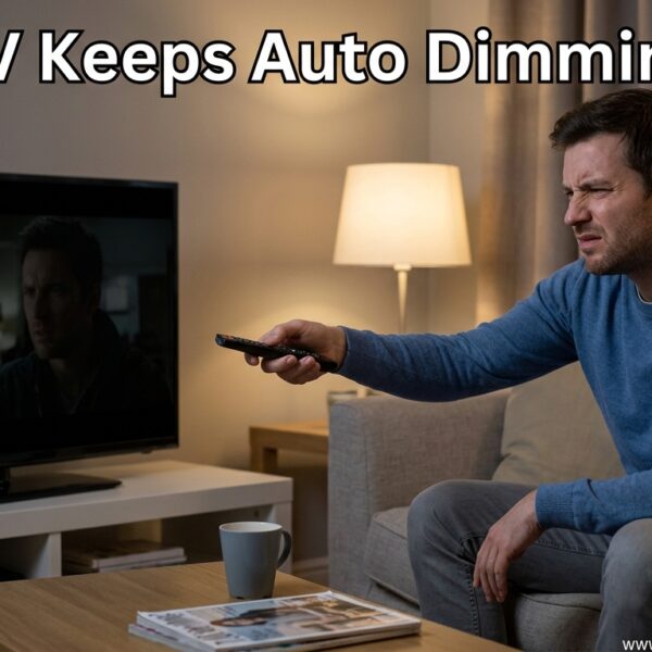 TV Keeps Auto Dimming