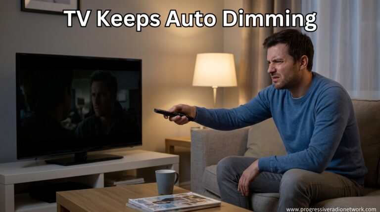TV Keeps Auto Dimming