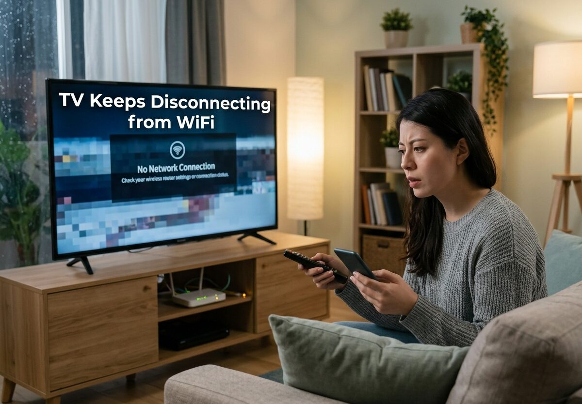 TV Keeps Disconnecting from WiFi