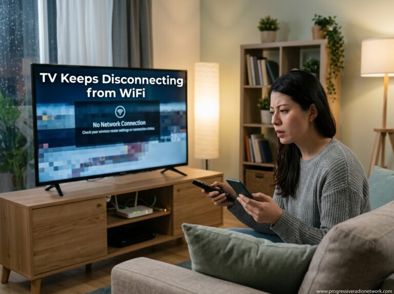 TV Keeps Disconnecting from WiFi