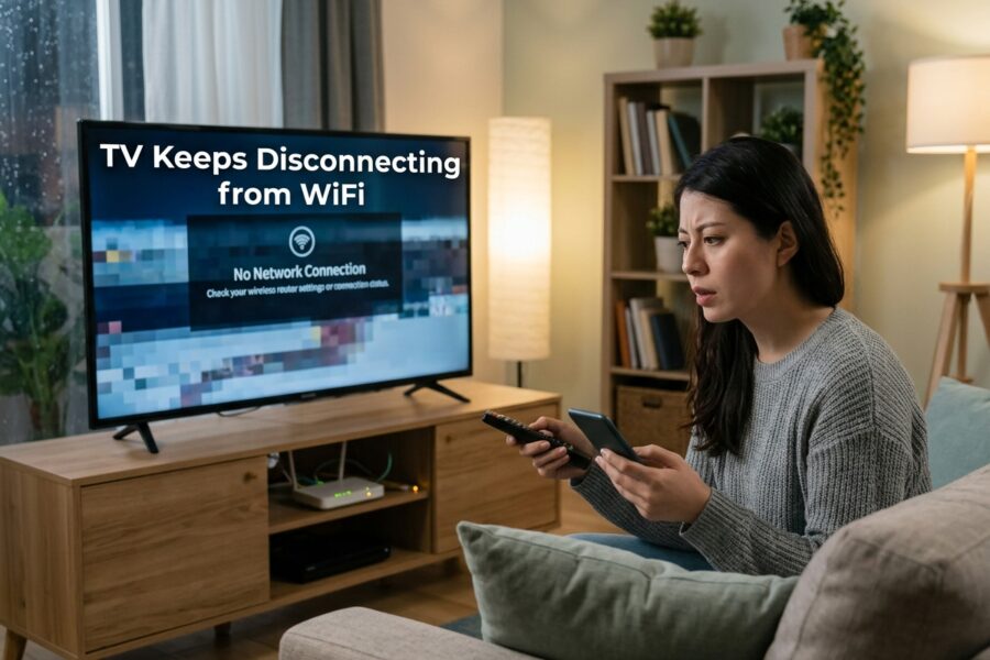 TV Keeps Disconnecting from WiFi