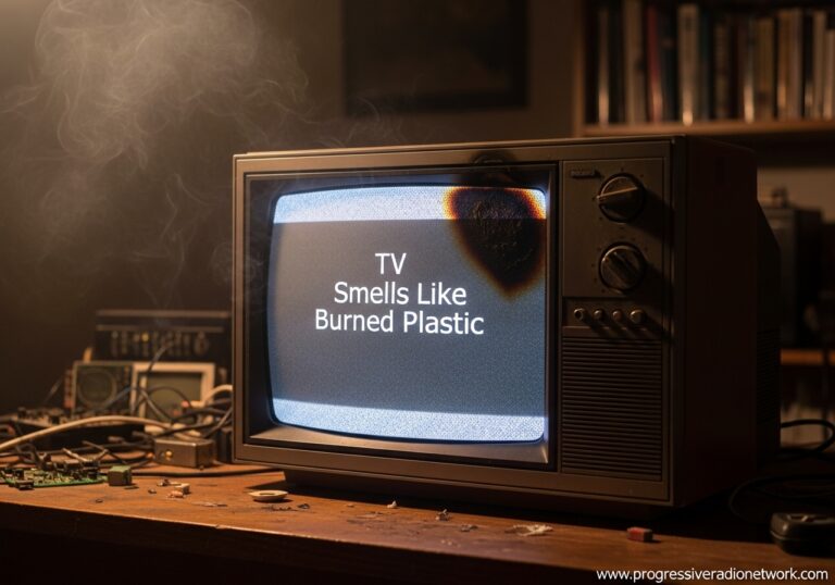 TV Smells Like Burned Plastic
