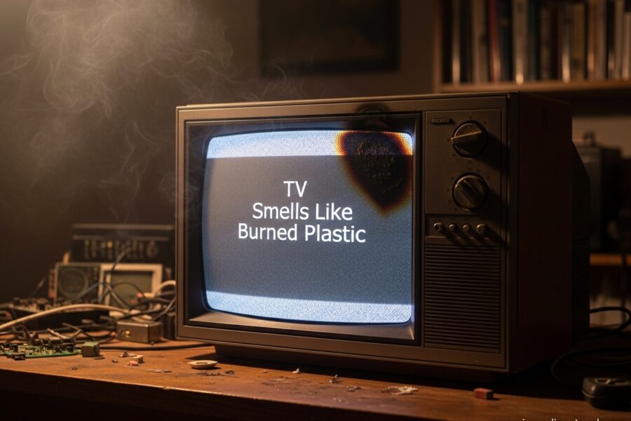 TV Smells Like Burned Plastic