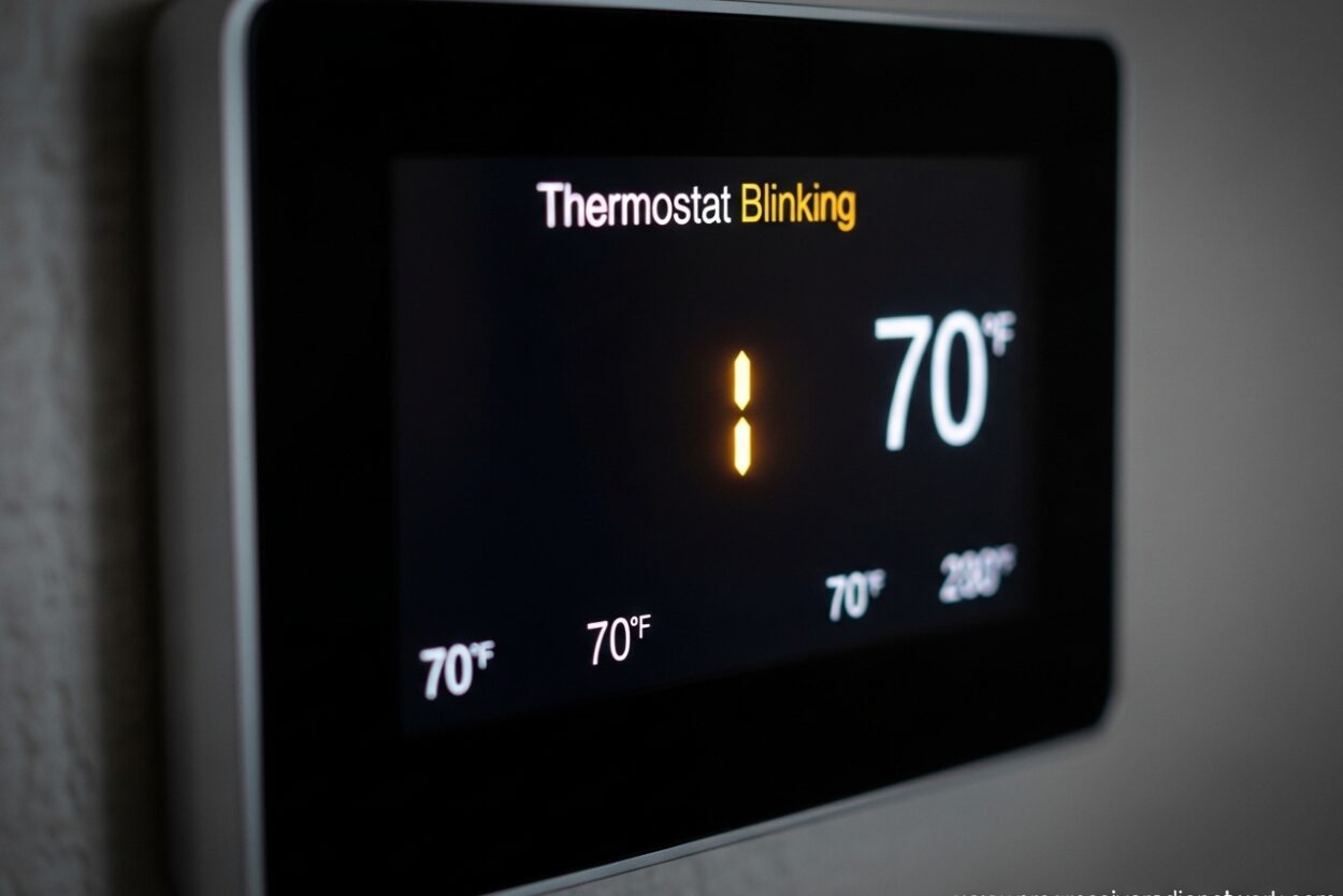 Thermostat Blinking