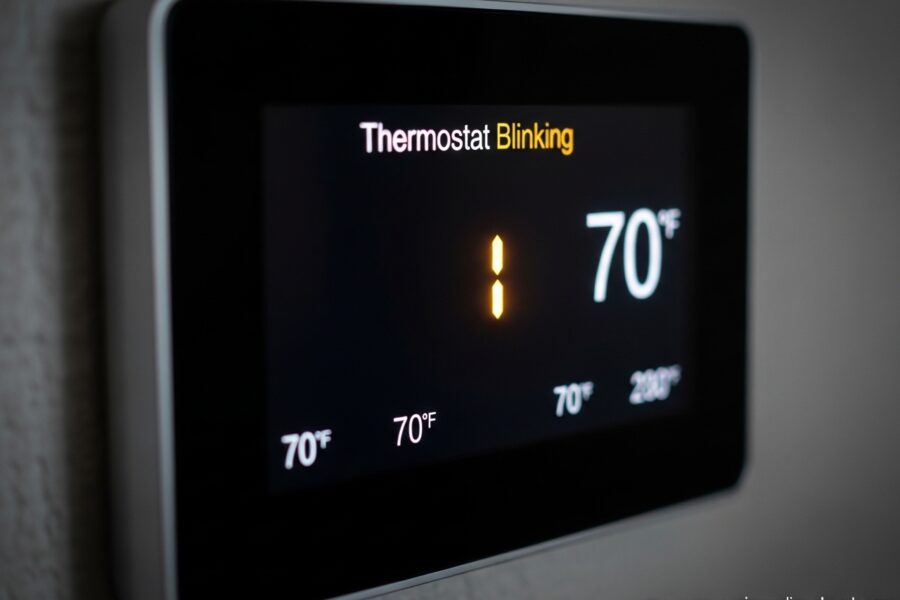 Thermostat Blinking