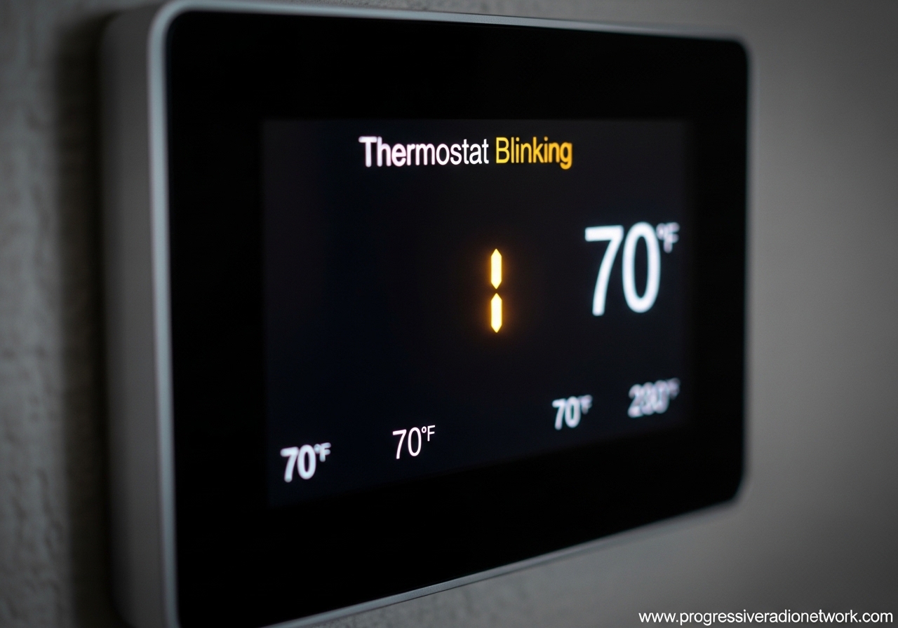 Thermostat Blinking