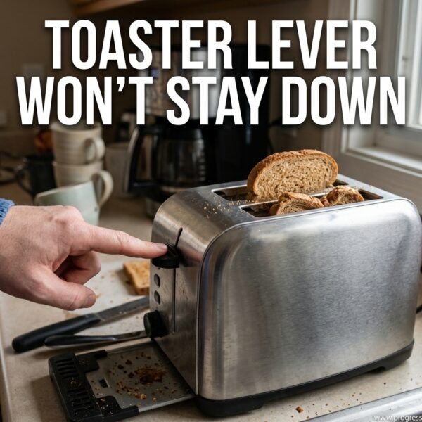 Toaster Lever Wont Stay Down
