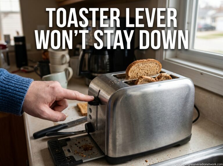 Toaster Lever Wont Stay Down