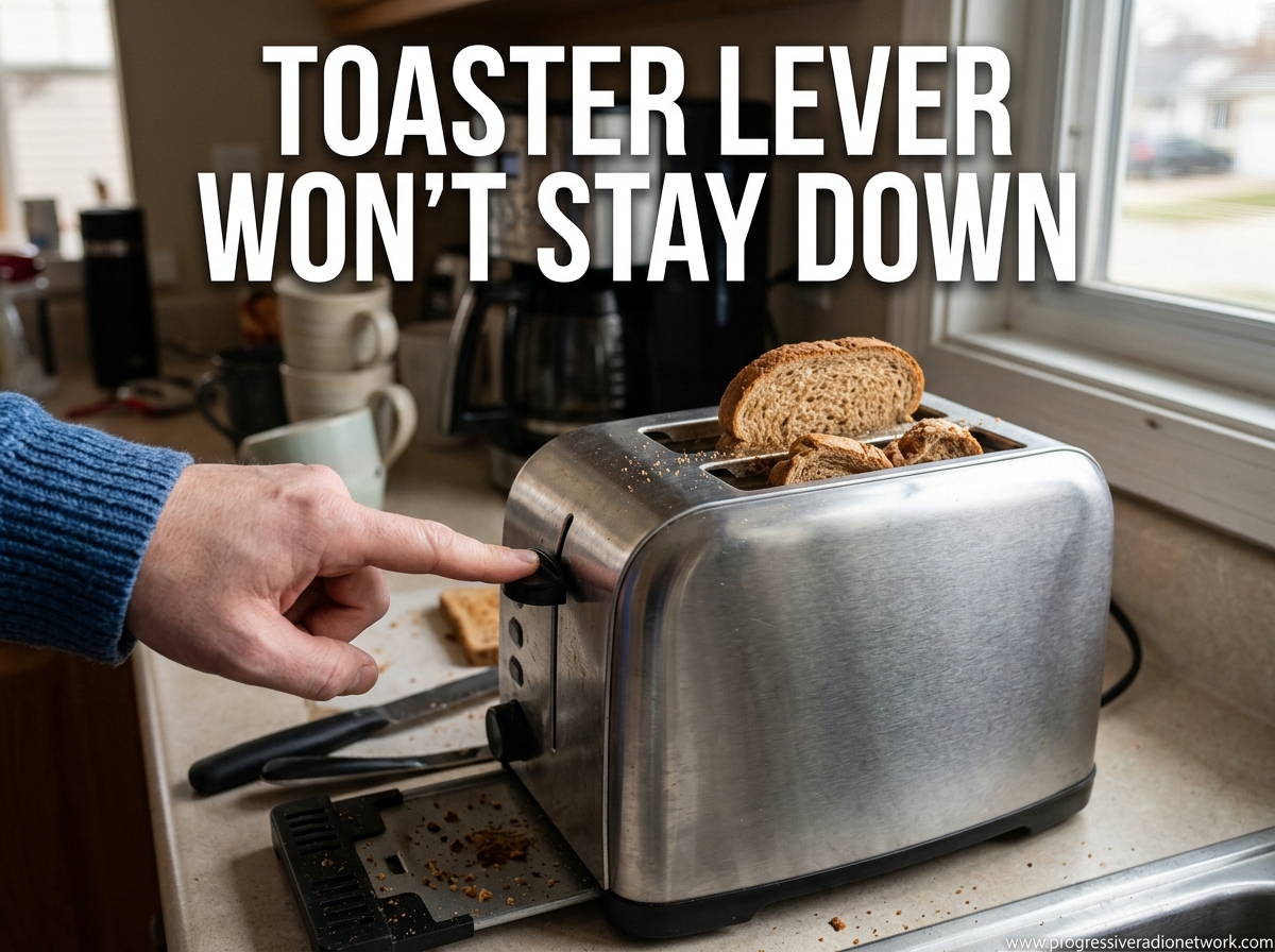 Toaster Lever Wont Stay Down
