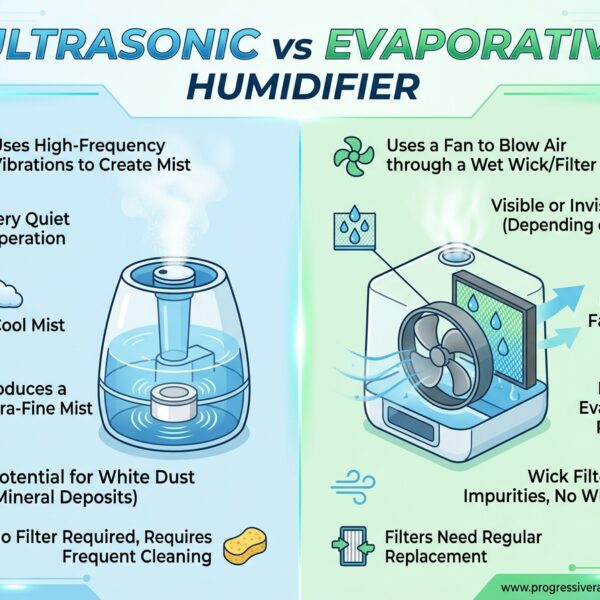 Ultrasonic vs Evaporative Humidifier