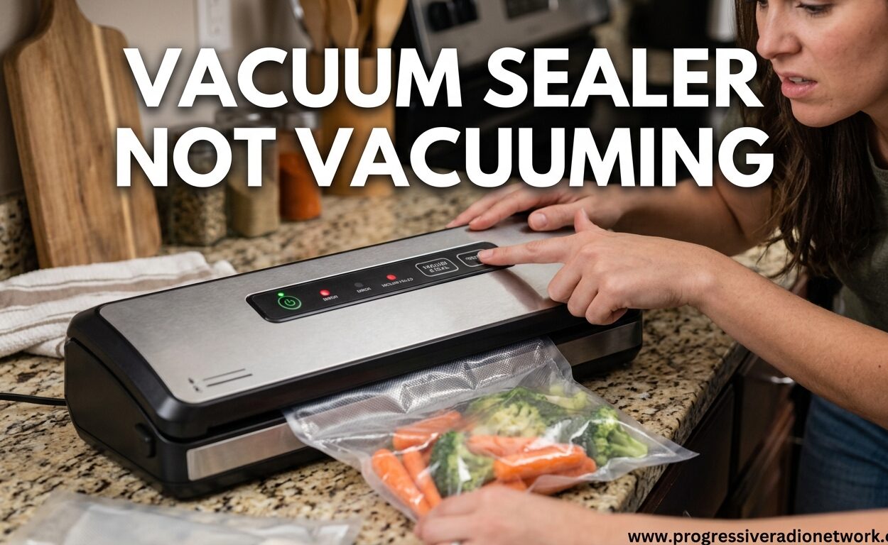 Vacuum Sealer Not Vacuuming