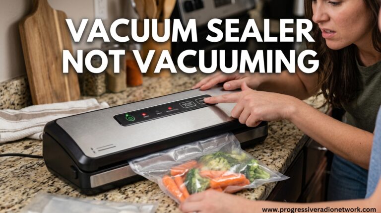 Vacuum Sealer Not Vacuuming