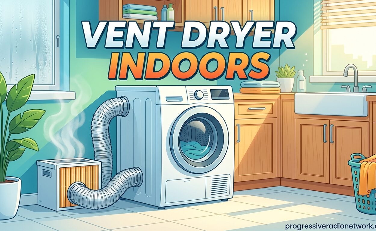 Vent Dryer Indoors
