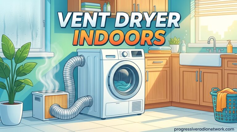 Vent Dryer Indoors