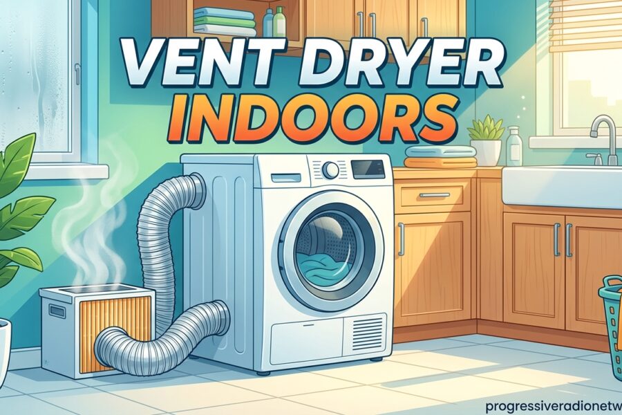 Vent Dryer Indoors