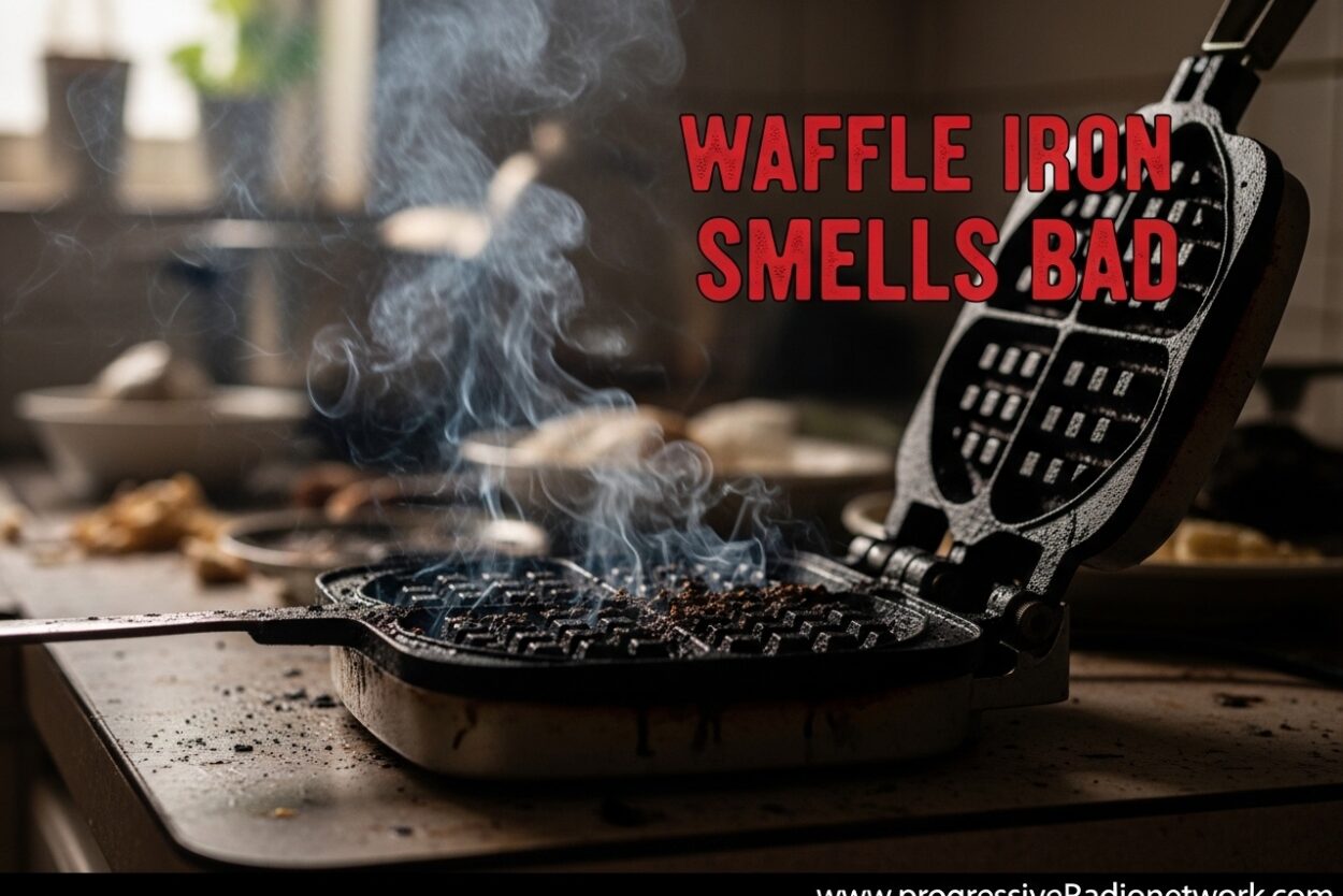 Waffle Iron Smells Bad