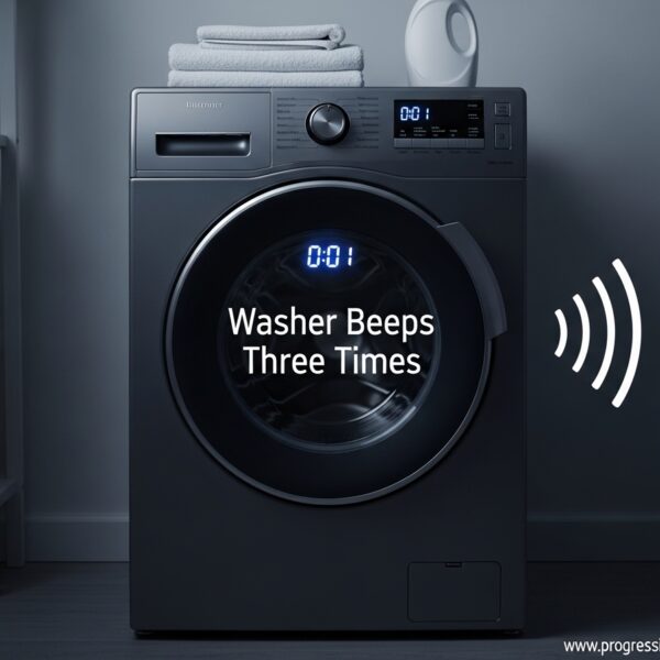 Washer Beeps Three Times