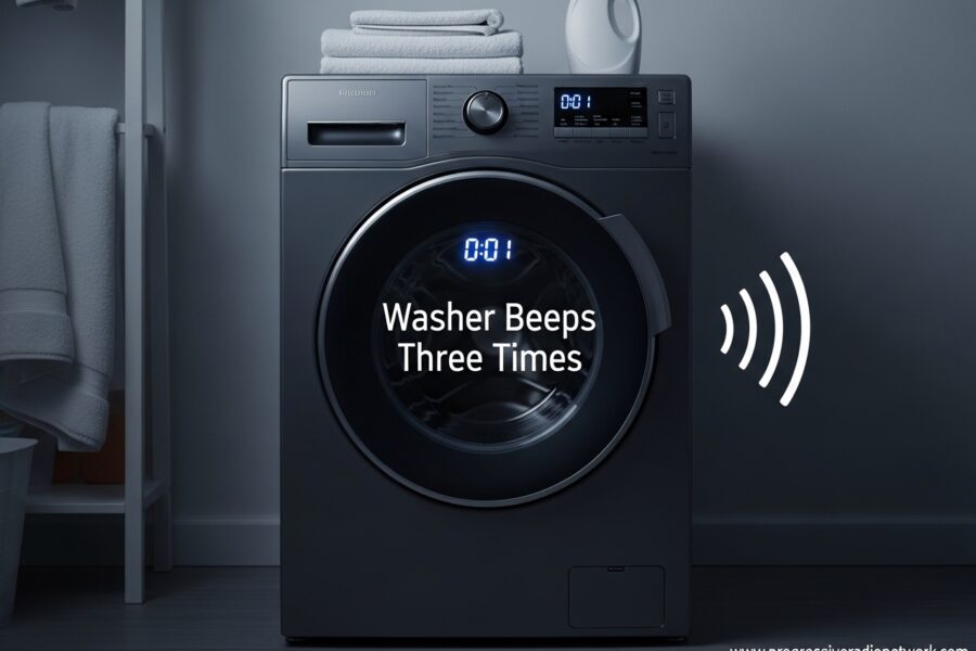 Washer Beeps Three Times