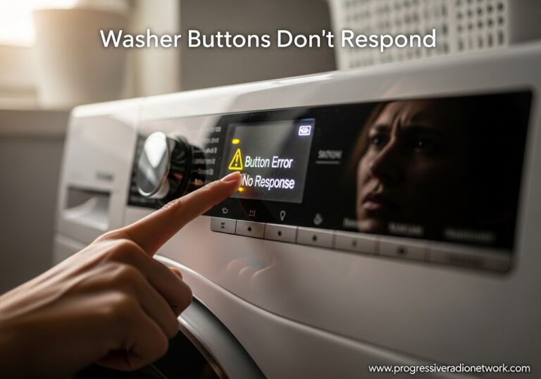 Washer Buttons Don't Respond
