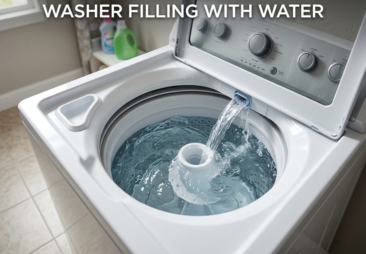 Washer Filling With Water
