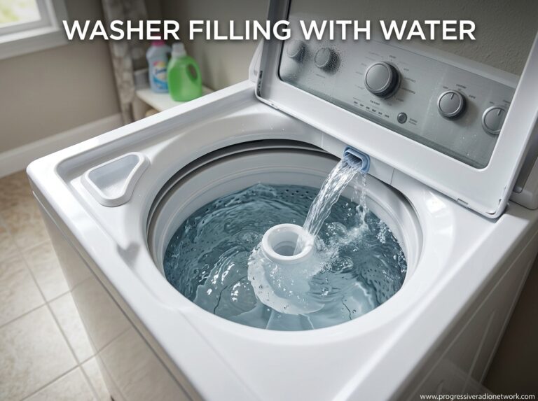Washer Filling With Water