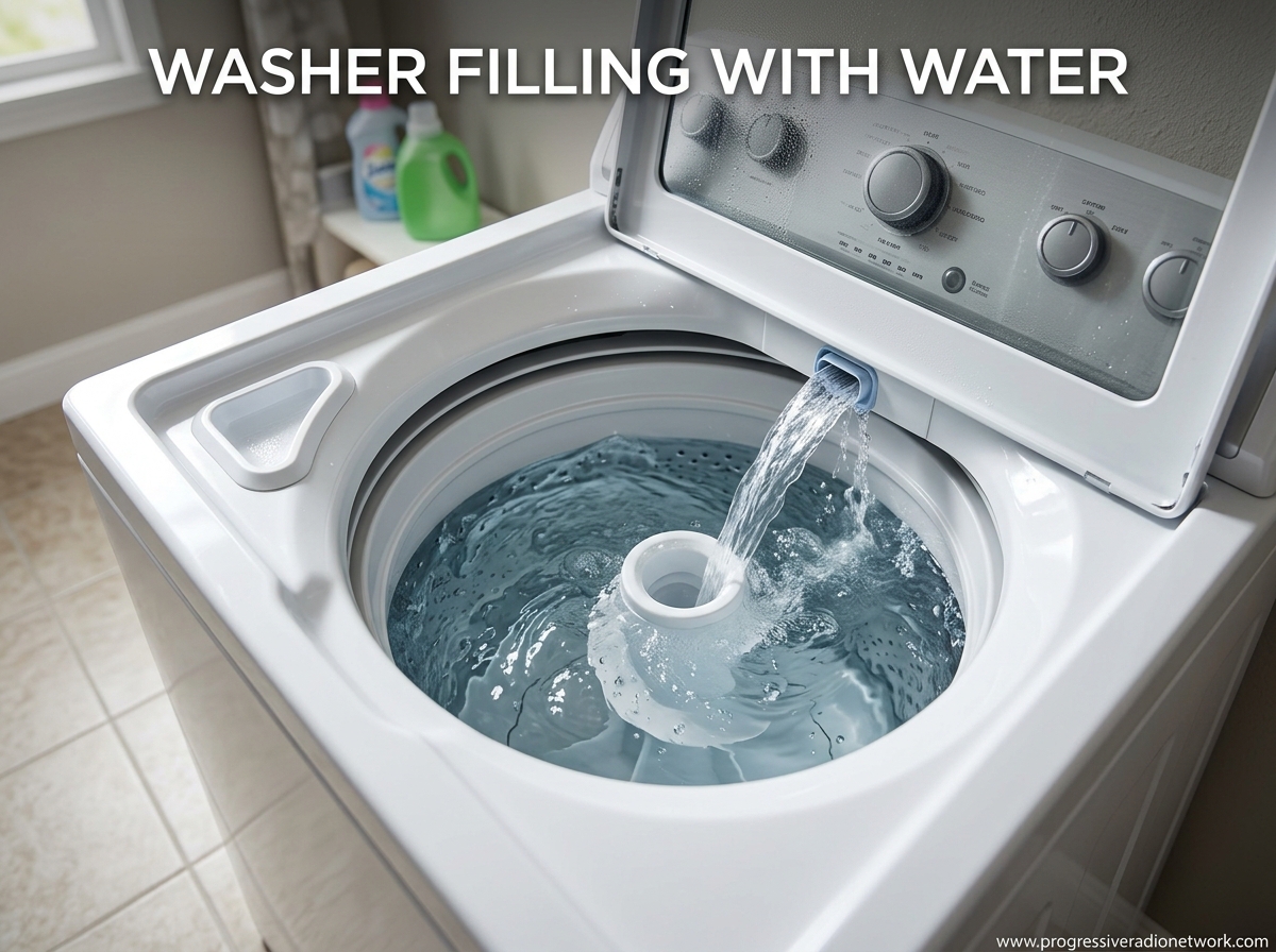 Washer Filling With Water