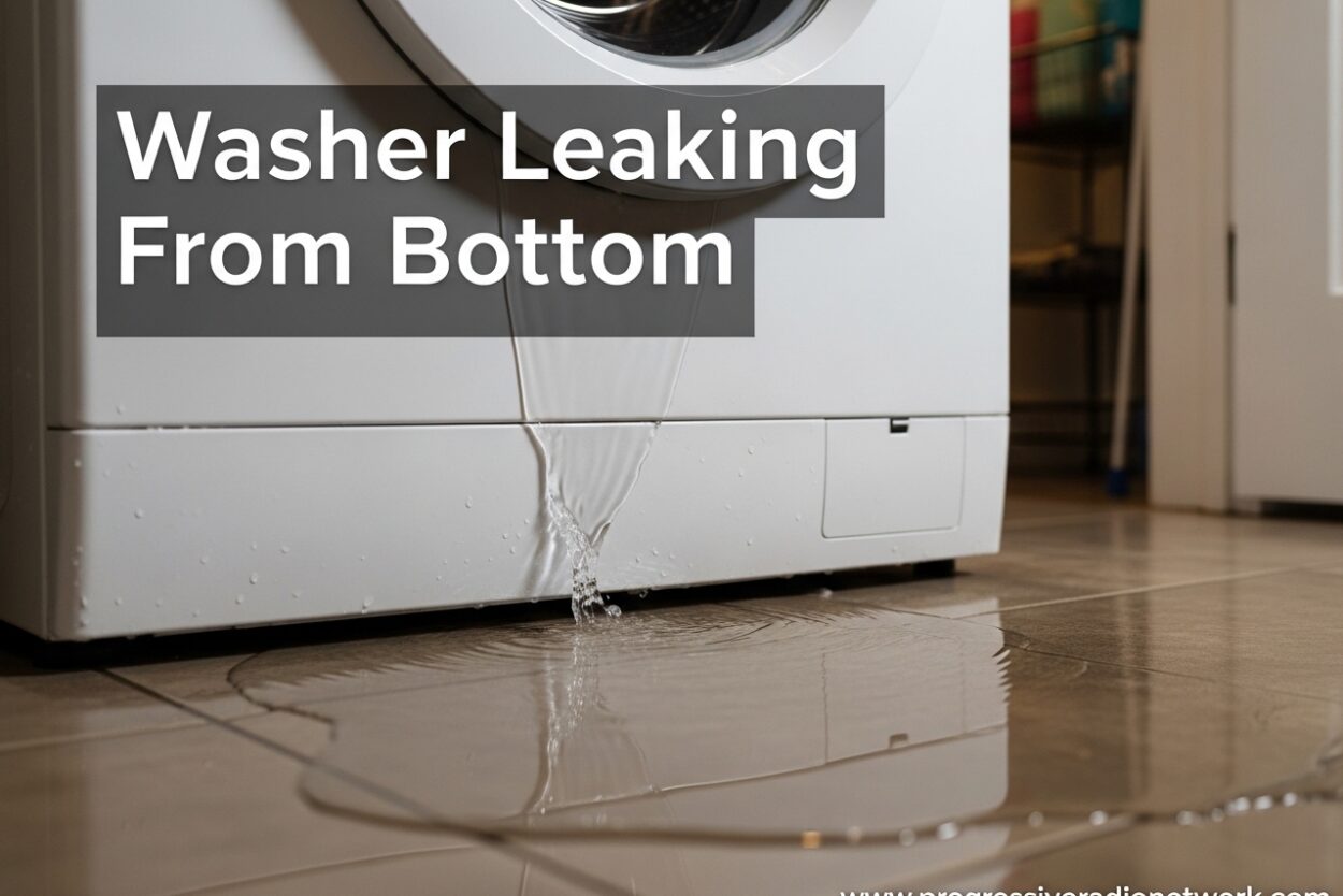 Washer Leaking From Bottom