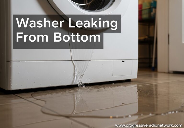 Washer Leaking From Bottom
