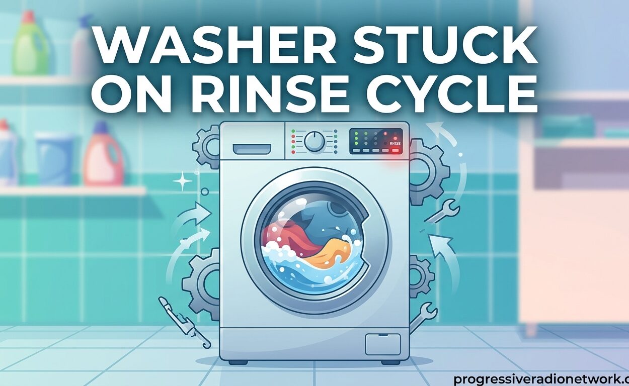 Washer Stuck On Rinse Cycle
