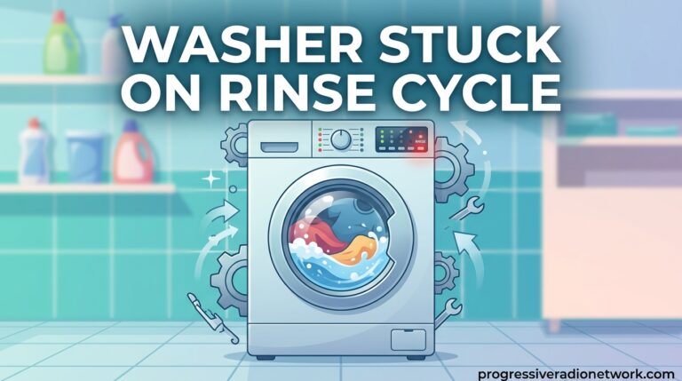 Washer Stuck On Rinse Cycle