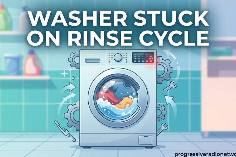 Washer Stuck On Rinse Cycle