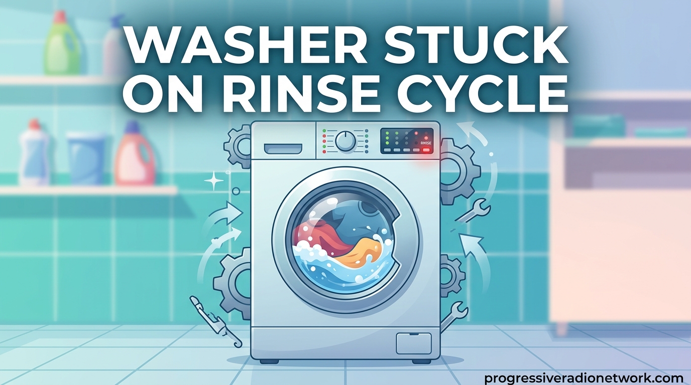 Washer Stuck On Rinse Cycle