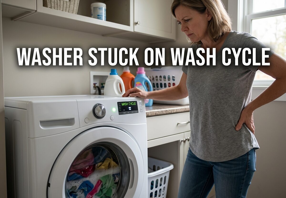 Washer Stuck On Wash Cycle