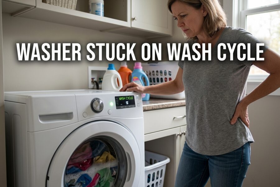 Washer Stuck On Wash Cycle