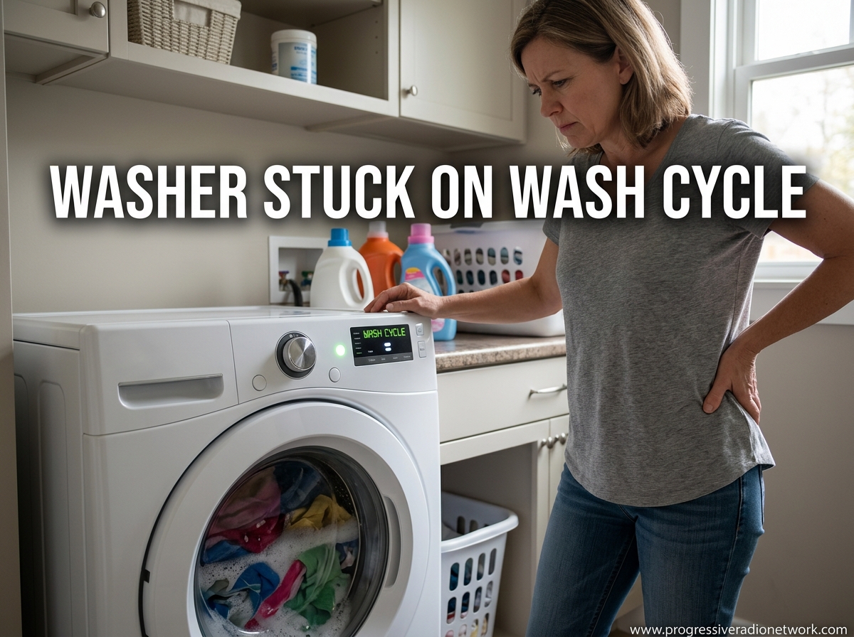 Washer Stuck On Wash Cycle