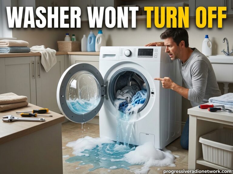 Washer Wont Turn Off