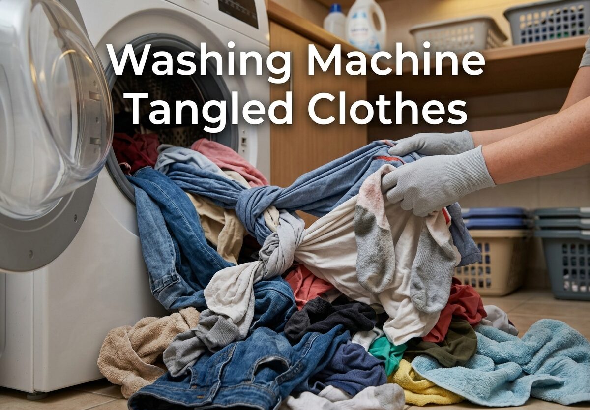 Washing Machine Tangled Clothes