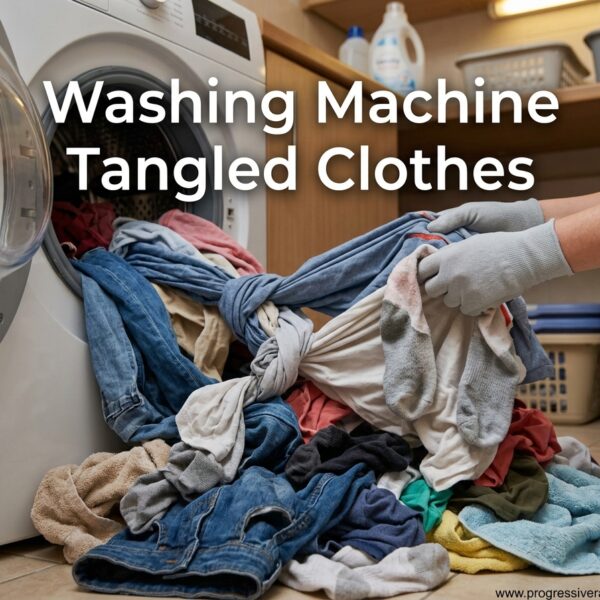 Washing Machine Tangled Clothes