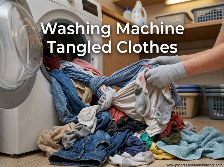 Washing Machine Tangled Clothes