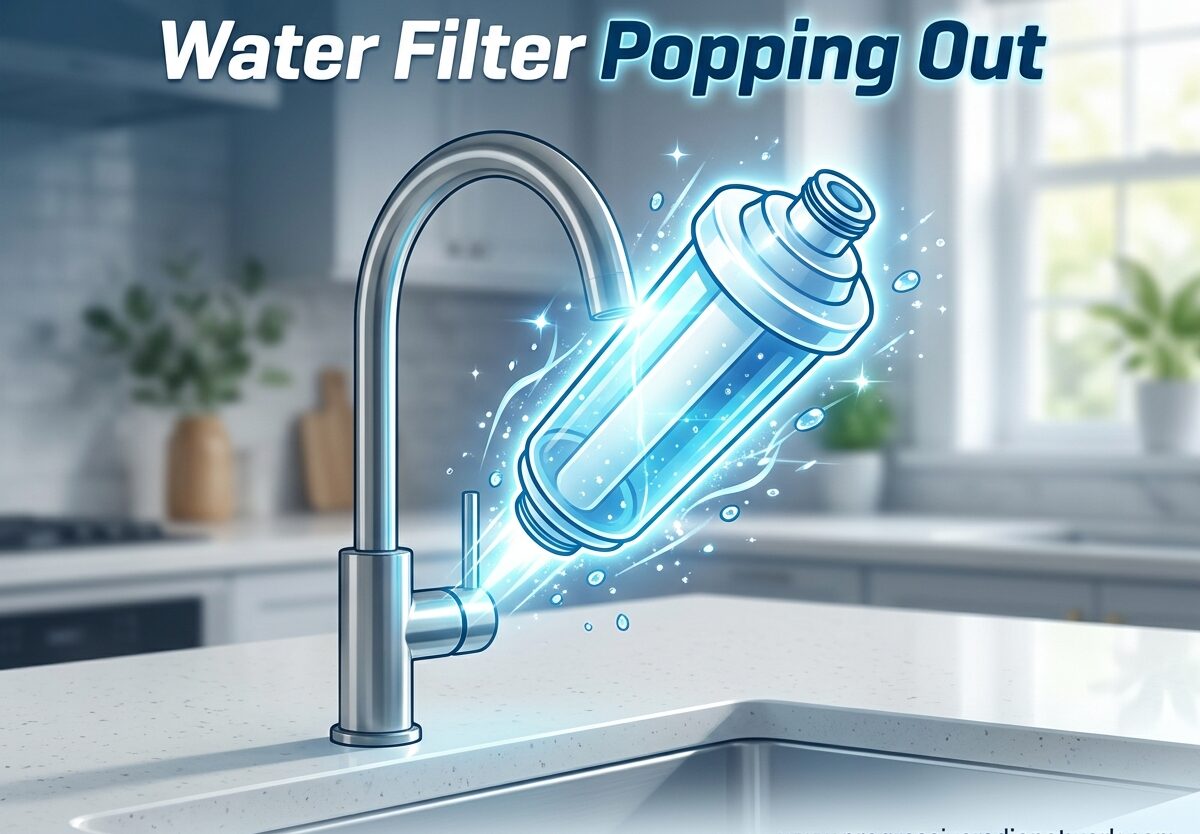Water Filter Popping Out